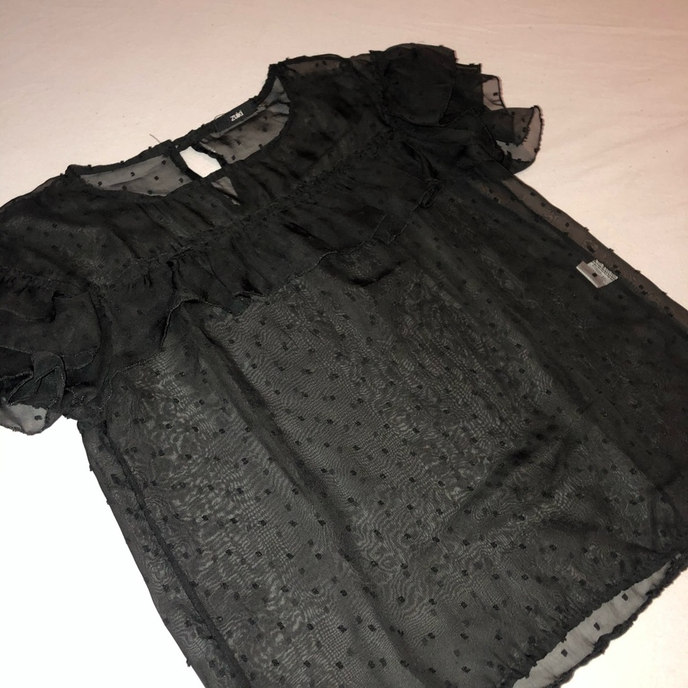 See trough elegant shirt